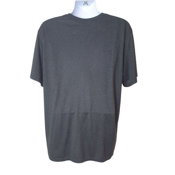Nike Mens Tee 2X Charcoal Gray Dri-Fit Short Sleeve T-Shirt XXL Regular Sporty - Picture 2 of 4